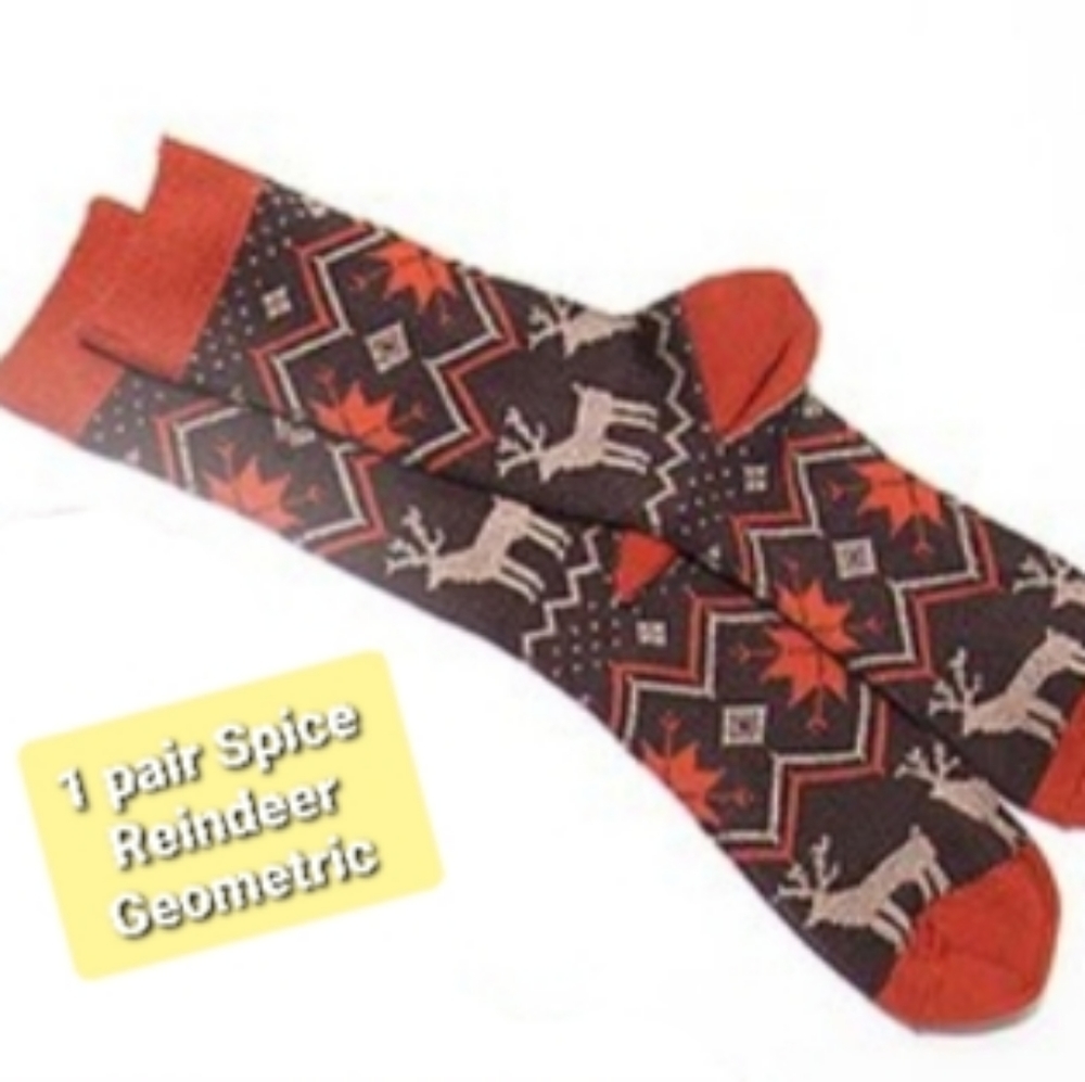 🐺MUK LUKS SPICE COLORED Fall/Winter Sock Bundle (8 Pair Total) - Picture 4 of 11